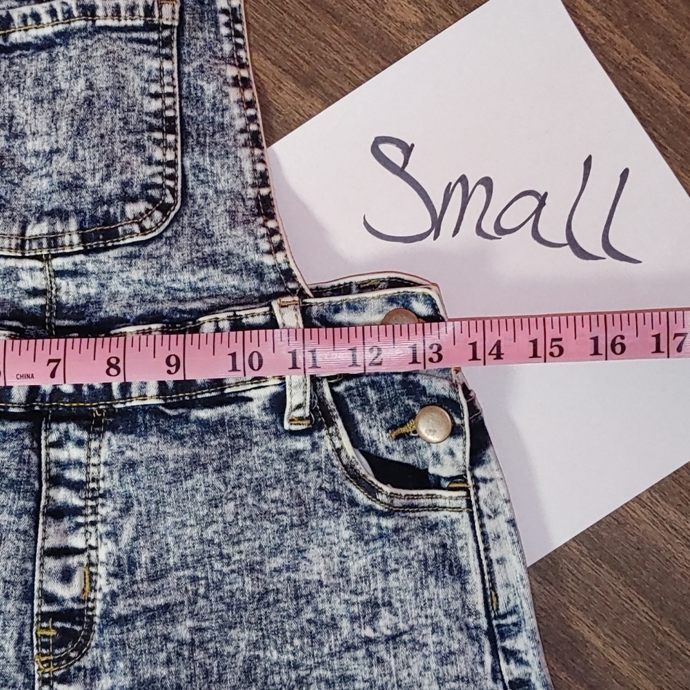 💞Fringed Mini Overalls - Picture 6 of 14